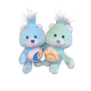 Vintage 2002 Bed Time & Wish Cuddle Care Bears